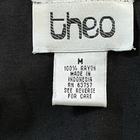 Vintage Theo 90’s Black/Gold/Pearl Checkered Print Sequin Beaded Vest Size M - Picture 7 of 12